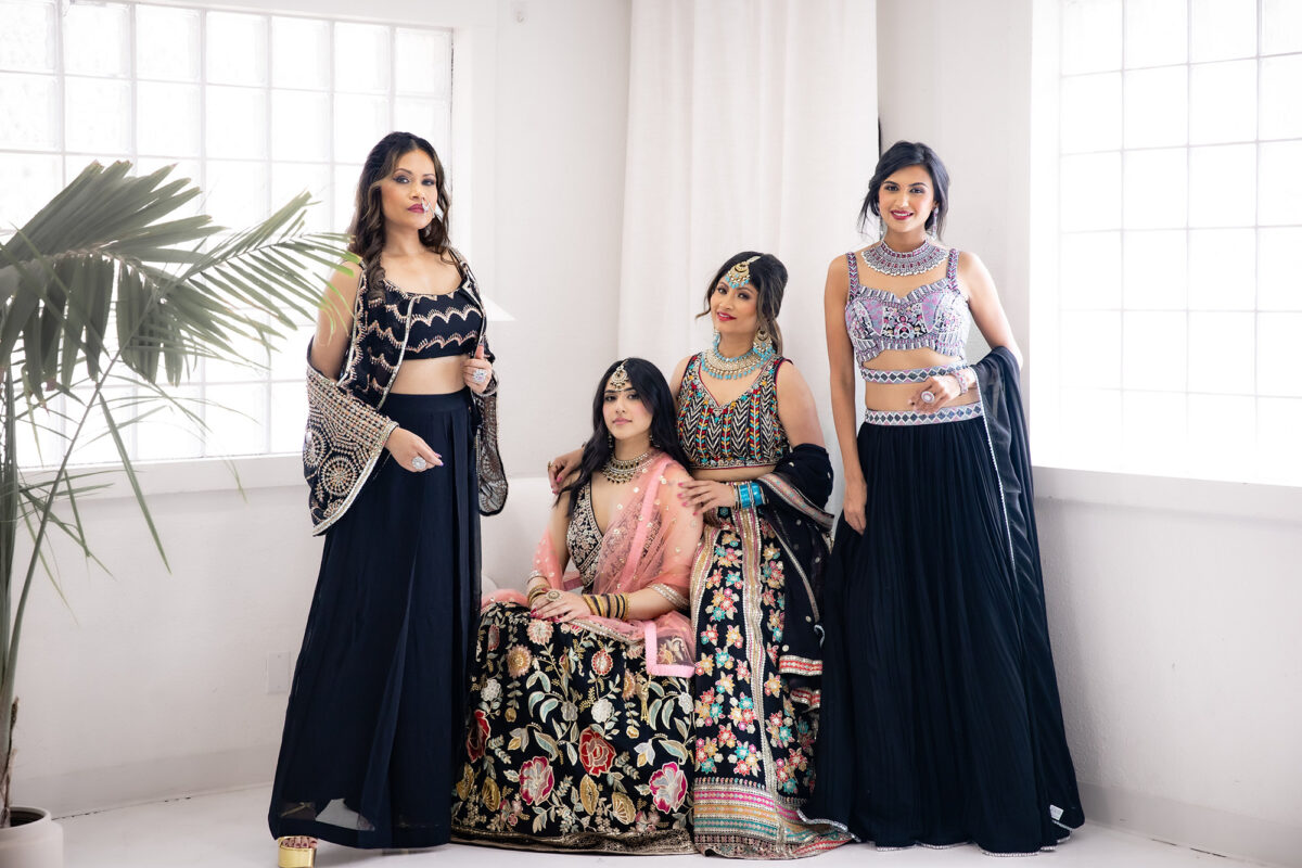 Bettans Bridals - How gorgeous does this bride look in her black lehenga ❤️  | Facebook